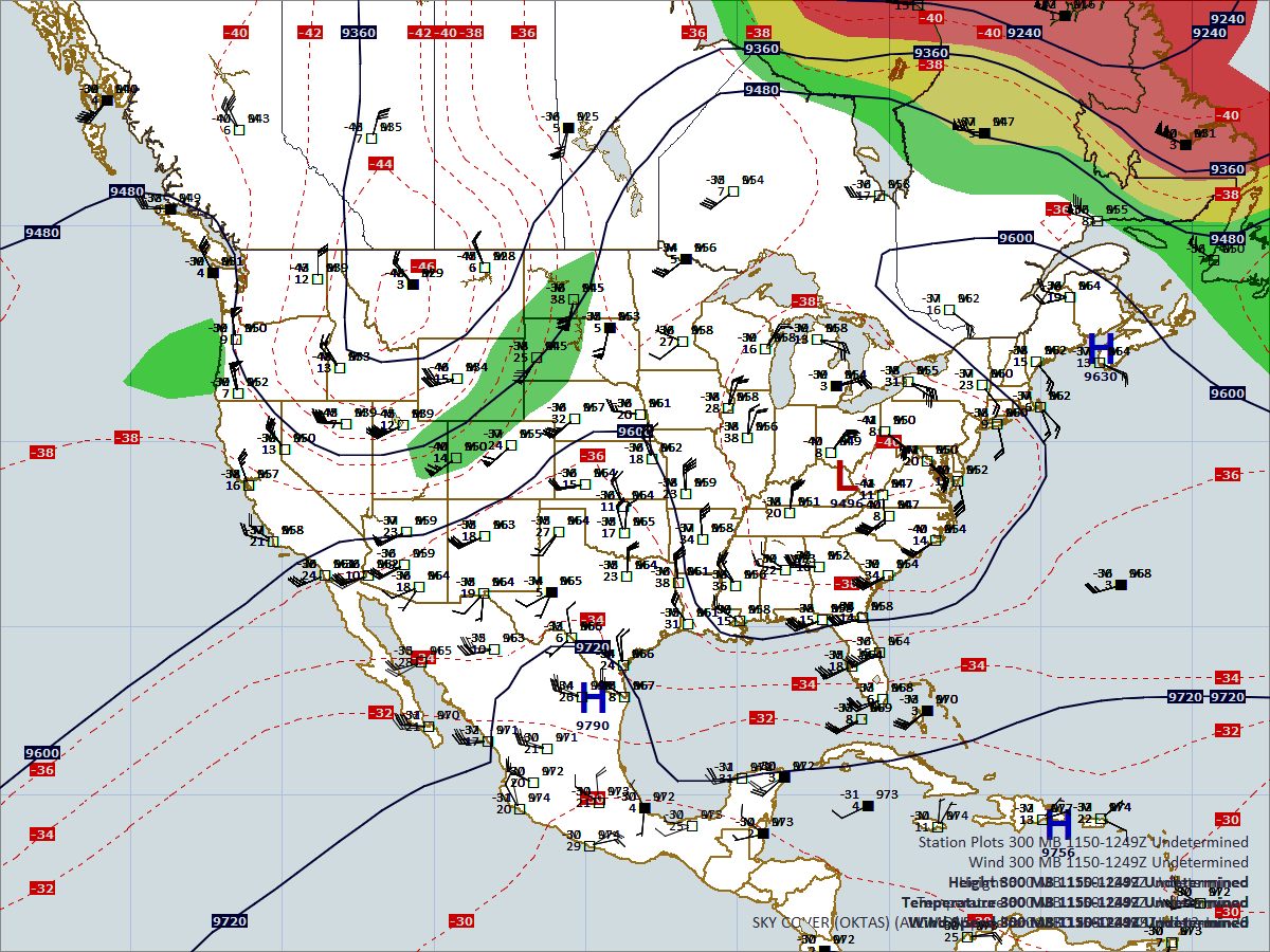 On An Upper Level Chart The Wind Tends To