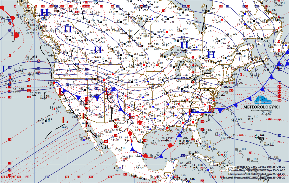 Surface Weather Chart