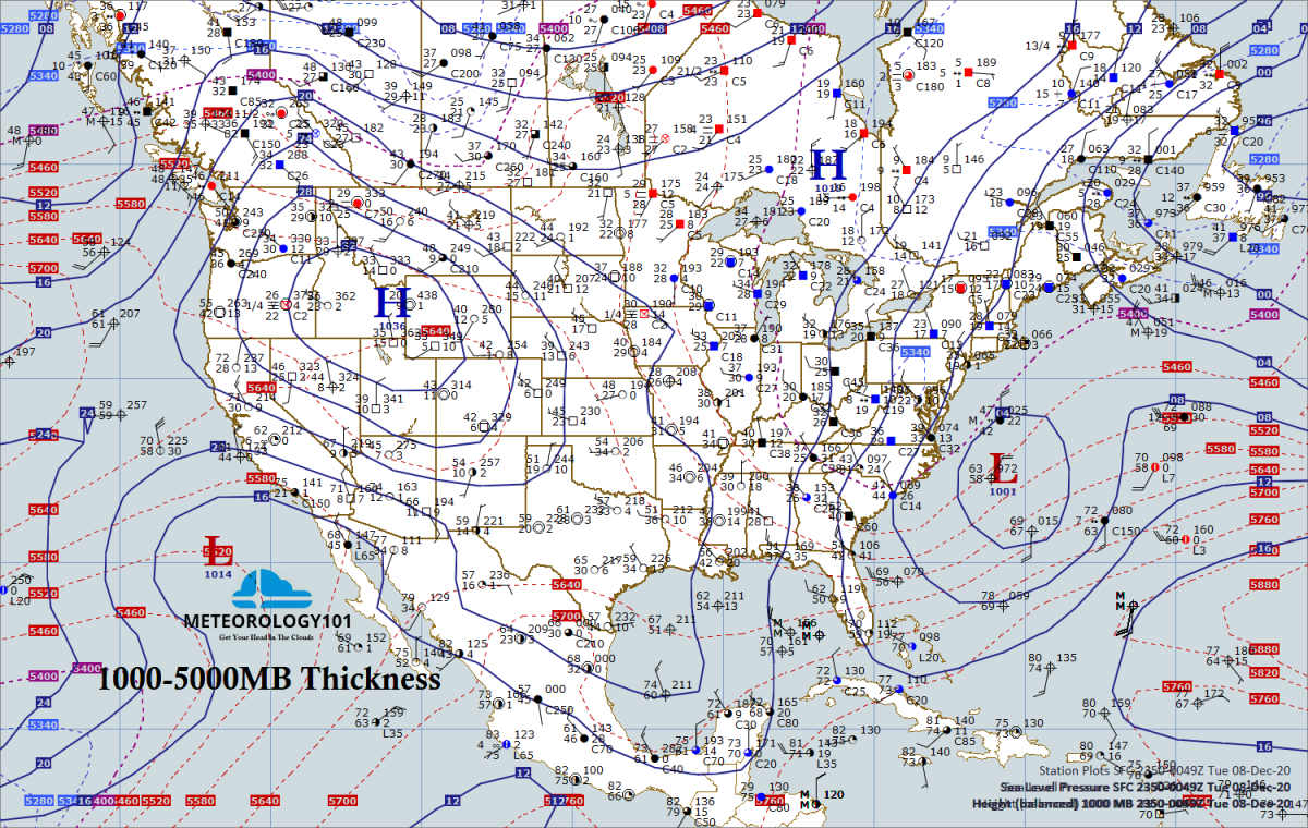 Thickness – Meteorology101